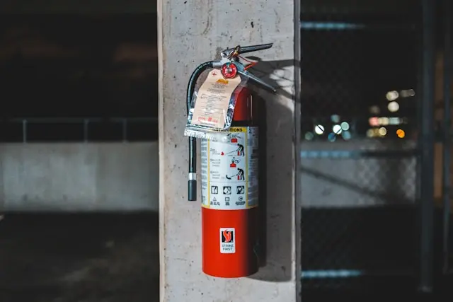 extinguidor de incendios