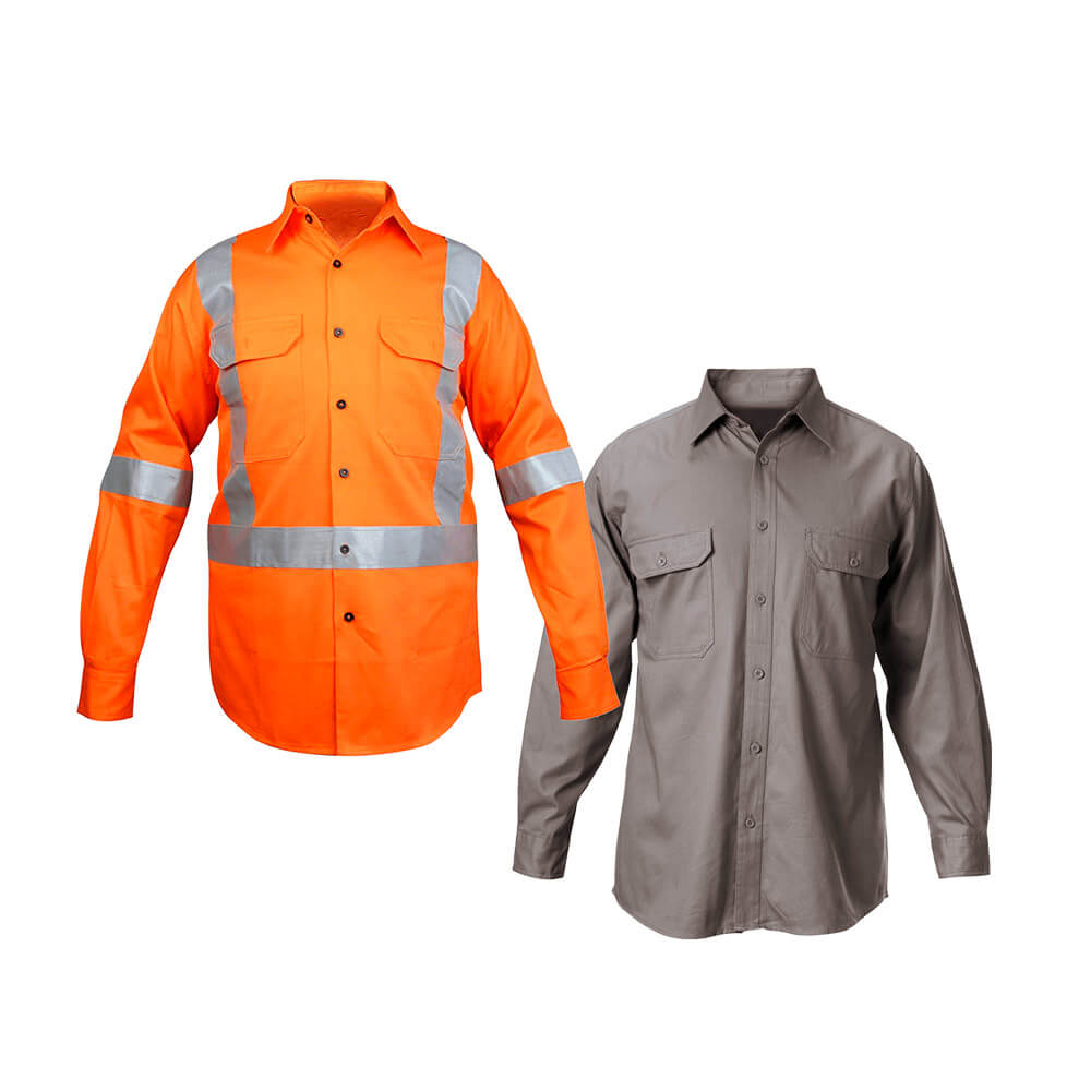 Camisas drill poliéster o algodón