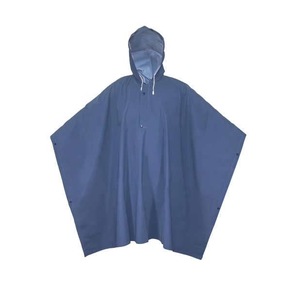 Detalles técnicos del poncho impermeable de PVC Alaska