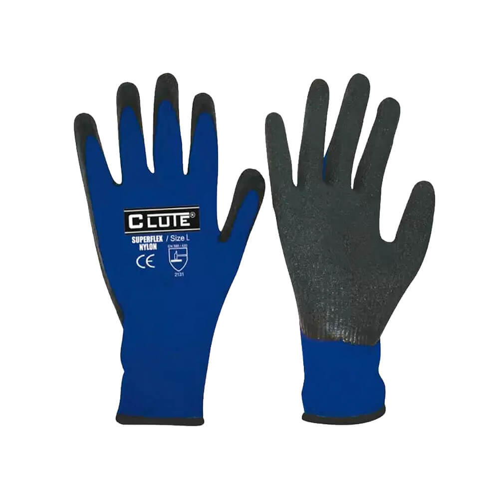 Guantes Superflex de Nylon Azul